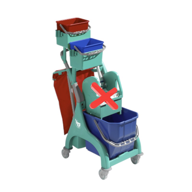 Schoonmaakwagen - Nick Plus 30 - Zonder pers & emmer 25 l